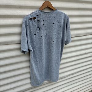 Vintage Mens Large T-shirt Thin Worn Soft Grunge Burnout Thrashed Distressed
